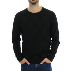 MAGLIA QUADRI NERO